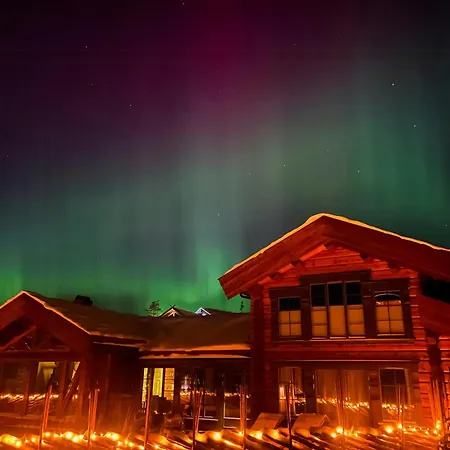 Log With Views Over Turufjell