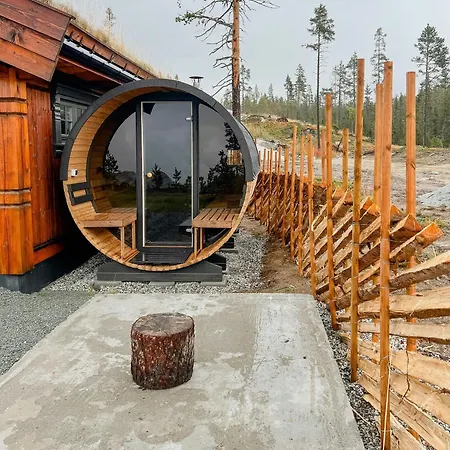 Vakantiehuis Log With Views Over Turufjell Flå