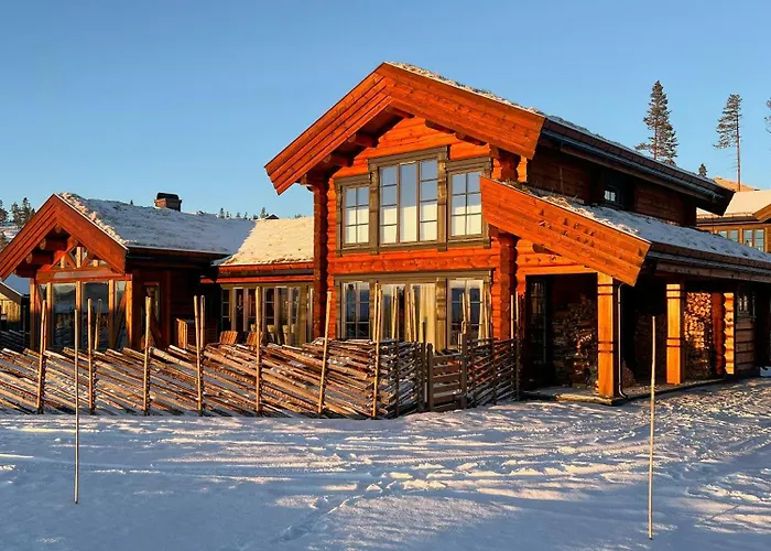 Tommerhytte Med Utsikt Over Turufjell Ferienhaus Flå