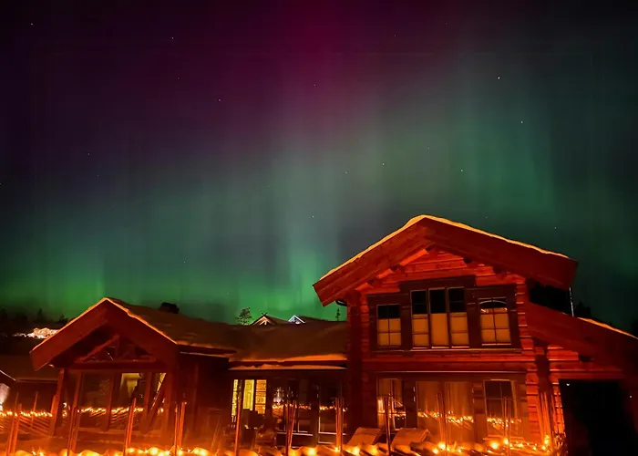 Tommerhytte Med Utsikt Over Turufjell Ferienhaus Flå