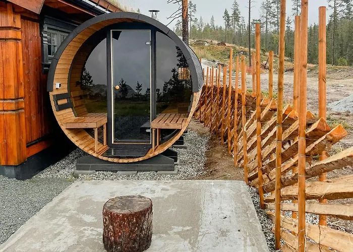 Casa de Férias Log With Views Over Turufjell Flå